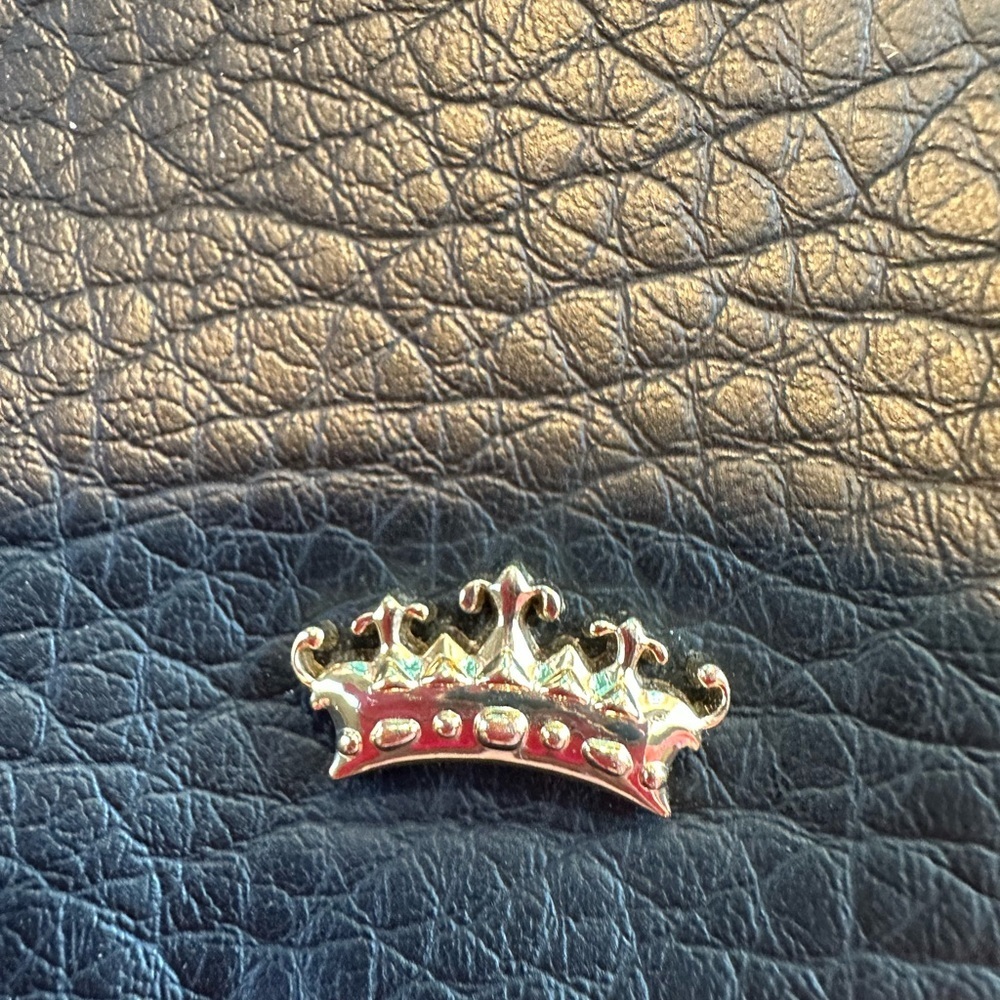 Juicy Couture Black Textured Double Clutch - Picture 13 of 15